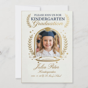 Invitación de graduación para niños, Preescolar Ki