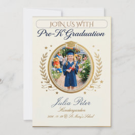 Invitación de graduación para niños, Preescolar Ki