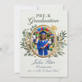 Invitación de graduación para niños, Preescolar Pr