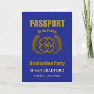 INVITACIÓN DE GRADUACIÓN - PASAPORTE - 2015