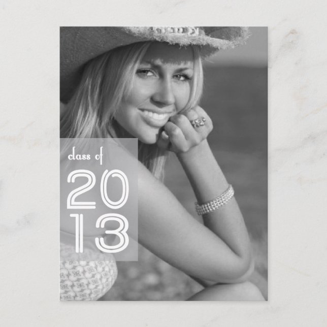 Invitación de graduación | Postales fotográficas (Anverso)