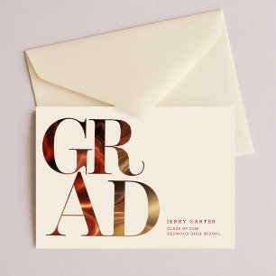 Invitación de Graduación Retro   Fiesta de Graduac