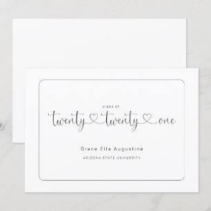 Invitación de graduación simple