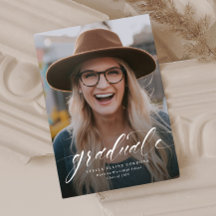 Invitación de graduación simple