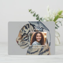 Invitación de graduación única con foto