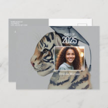 Invitación de graduación única con foto