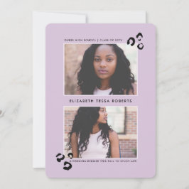 Invitación de graduación Wild One