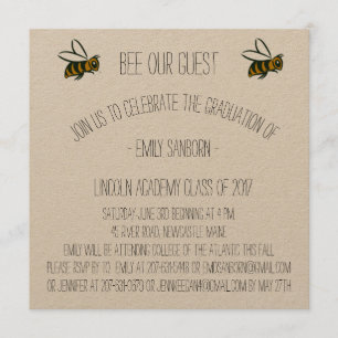 Invitación de graduación y tema de invitación de F