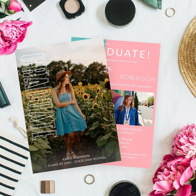 Invitación de Graduado V3 tipo de diversión fotogr (Subido por el creador)