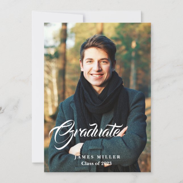 Invitación de graduados (Anverso)