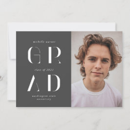 invitación de graduados de escritura moderna y ele