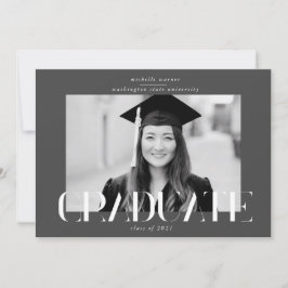 invitación de graduados de escritura moderna y ele