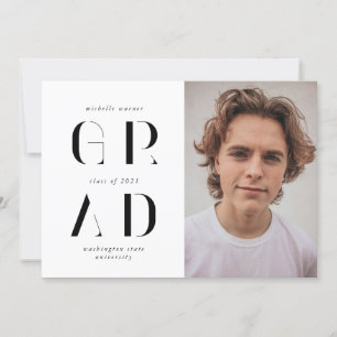 invitación de graduados de escritura moderna y ele