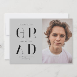 invitación de graduados de escritura moderna y ele