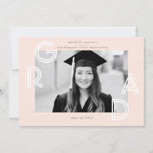 invitación de graduados de escritura moderna y ele