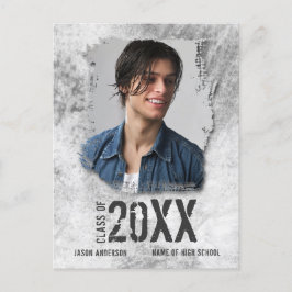 Invitación de graduados de fotografía de Grunge Mo