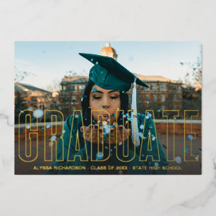Invitación de graduados de fotografía de Relieve m