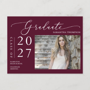 Invitación de graduados de la escuela de escritura
