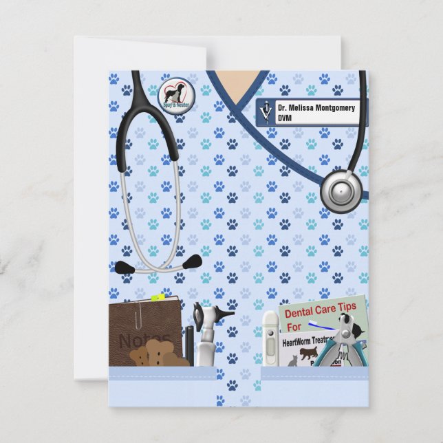 Invitación de graduados veterinarios (Anverso)