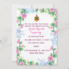 Invitación de Grihapravesh