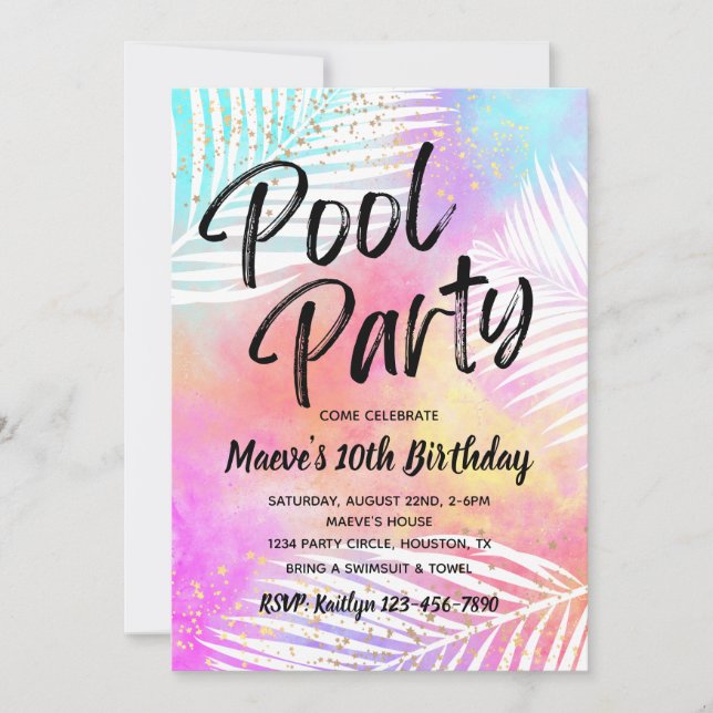 Invitación de grupo | Cumpleaños del Fiesta de bil (Anverso)