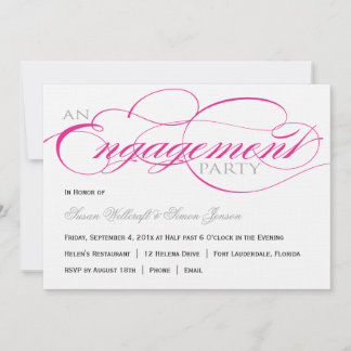 Invitación de grupo de compromiso de script rosa