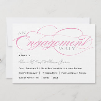 Invitación de grupo de compromiso de script rosa