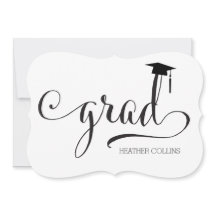 Invitación de grupo de graduación de script de Fan