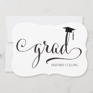 Invitación de grupo de graduación de script de Fan