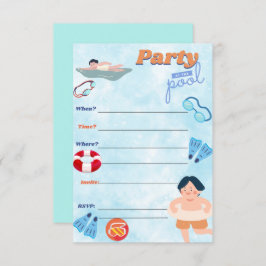 invitación de grupo de niños