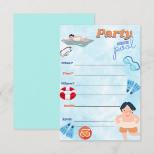 invitación de grupo de niños
