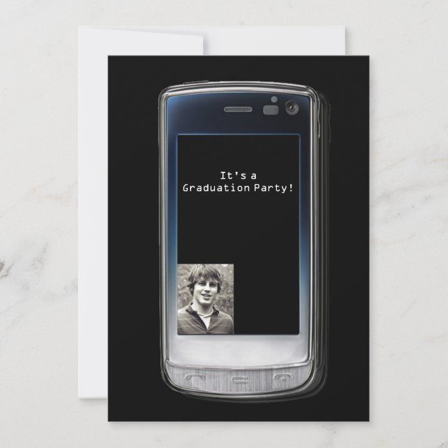 Invitación de grupo de teléfono celular (Anverso)