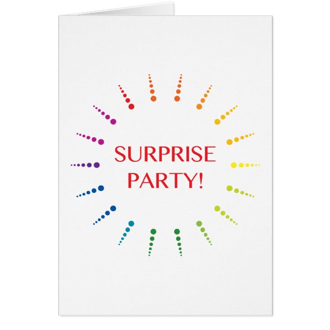 invitación de grupo sorpresa (Frente)