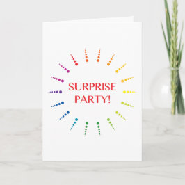 invitación de grupo sorpresa