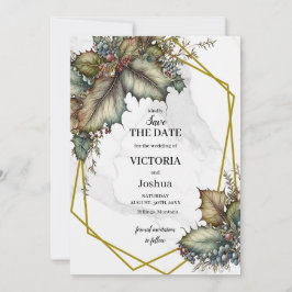 Invitación de guardado de fecha de la bodega