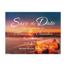 Invitación de guardar la fecha de la noche azul de
