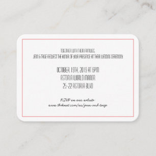 Invitación de guardar la fecha de Red Knot   tarje