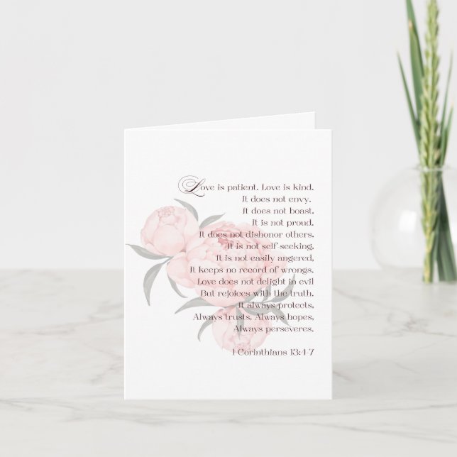 Invitación de guardar la fecha – El amor es pacien (Anverso)