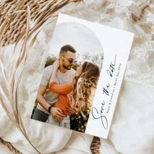 Invitación de Guardar la Fecha minimalista moderna