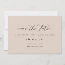Invitación de guardar la fecha minimalista moderna