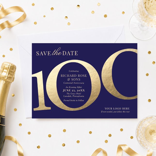 Invitación de Guardar la Fecha para el 100º Aniver (Subido por el creador)