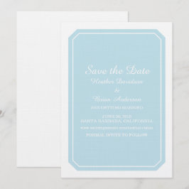 Invitación de guardar la fecha simplemente elegant