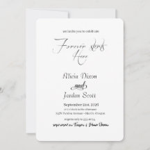 Invitación de guión romántico clásico