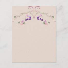 Invitación de guirnalda floral formal