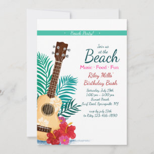Invitación de Guitarra Tropical