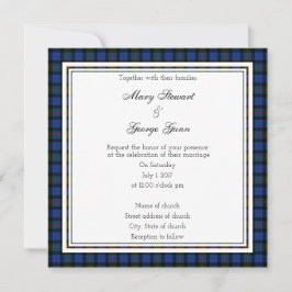 Invitación de Gunn Scottish Boda Square