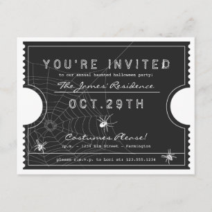 Invitación de Halloween