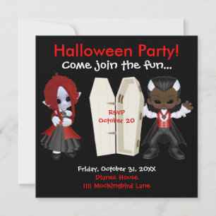 Invitación de Halloween