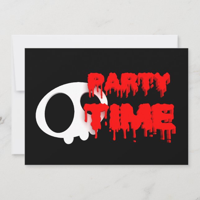 Invitación de Halloween (Anverso)