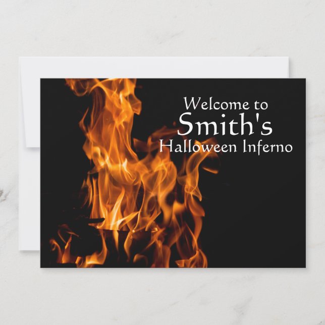 Invitación de Halloween (Anverso)